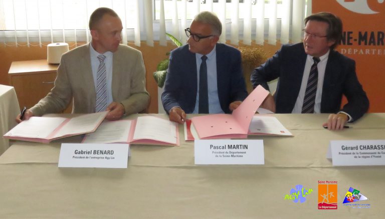 Signature d’une convention d’aide à l’immobilier d’entreprise entre le Département,la CCRY et la société AGY Lin signature-dune-convention-daide-a-limmobilier-dentreprise-entre-le-departementla-ccry-et-la-societe-agy-lin