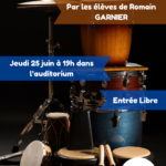 Audition de la classe des Percussions