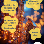 Audition de la Classe de Saxophone