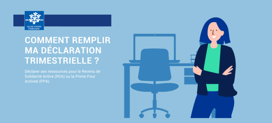 Déclaration trimestrielle CAF